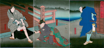 Hirosada, Scene from Act II of Kiyome no Funauta