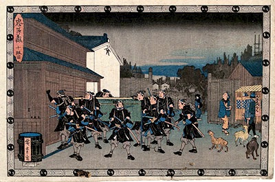 Hiroshige, Chushingura Act 10