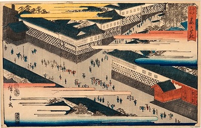 Hiroshige, Famous Places of Edo - Kasumigaseki