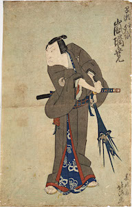 Hokushu, Kabuki Actor Arashi Rikan III