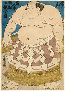 Kunisada, The Sumo Wrestler Hidenoyama Raigoro.