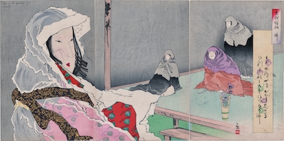 Kiyochika, Ancient Patterns (Kodai Moyo) - Hotoke Gozen
