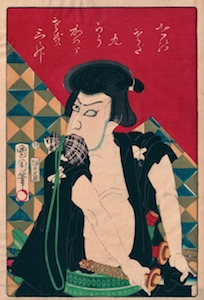 Kunichika, Kawarazaki Gonjuro as Ishikawa Goemon