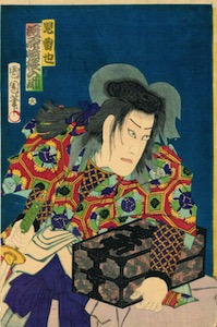 Kunichika, Kawarazaki Gonnosuke VII as Jiraiya