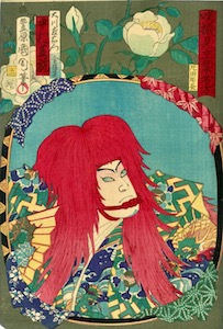 Kunichika, Nakamura Shikan as Okawa Tomoemon