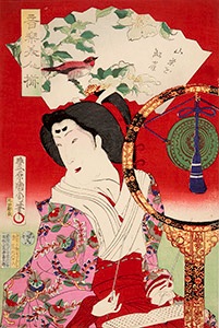 Kunichika, Musical Beauties - Drum Player