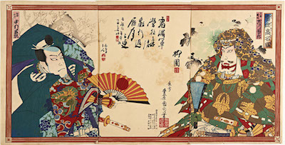 Kunichika, Uesugi Kenshin and Takeda Shingen