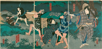 Kunisada, Act V from the Kanadehon Chushingura