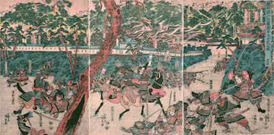 Kunisada, The Great Battle of the Minamoto and the Taira at the Palace of Suma