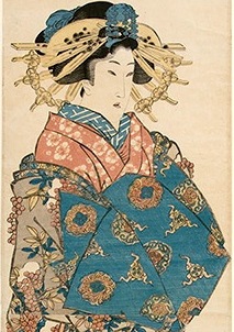 Kunisada, Woman with Nanten Berries