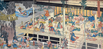 Kunisada, The Great Shrine at Izumo