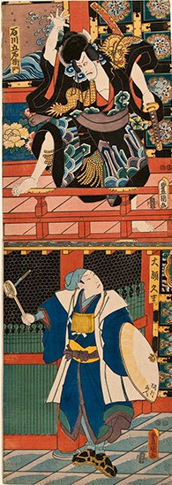 Kunisada, Ishikawa Goemon in Sanmon Gosan no Kiri - Kakemono