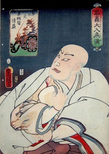 Kunisada, Nakamura Utaemon IV as Taira no Kiyomori