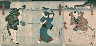 Kunisada, Nakamura Utaemon as Ume no Yoshibei