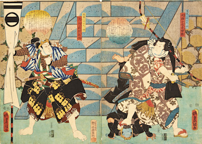 Kunisada, Scenes from Eight Dog Heroes of Satomi