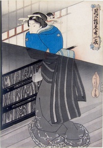 Kunisada, Secret Meetings by Moonlight