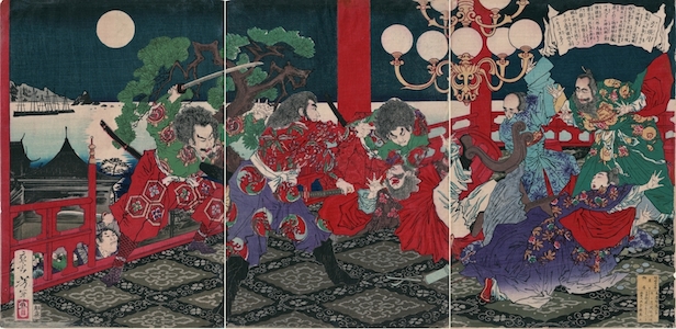 Yoshitoshi, The Assassination of Ii Naosuke (Probably)